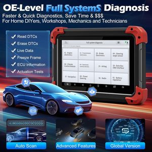 أحدث جهاز لتحليل المحركات ومبرمج المفاتيح وقارئ الأكواد XTOOL D7 OBD2 الإلكتروني لتشخيص أعطال السيارات لعام 2025 - Product Image 5