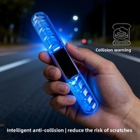 Guli Bande de protection anti-collision pour portière de voiture, éclairage de position 12V, OE 5Q0907348, avec capteur d'ambiance lumineuse dynamique multicolore et fonction d'avertissement