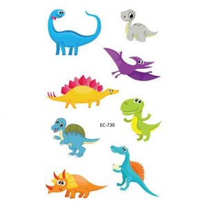 Nuevas Pegatinas de Tatuajes Temporales para Niños, Originales, Impermeables, Ecológicas, con Dibujos Animados, Personalizadas, de Dinosaurios y Animales, Desechables - Product Image 5