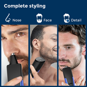 Bộ cắt tóc nam chuyên nghiệp cổ điển, bộ dụng cụ chăm sóc râu, máy cắt tóc điện kiểu retro, bộ máy cắt tỉa tóc - Product Image 4