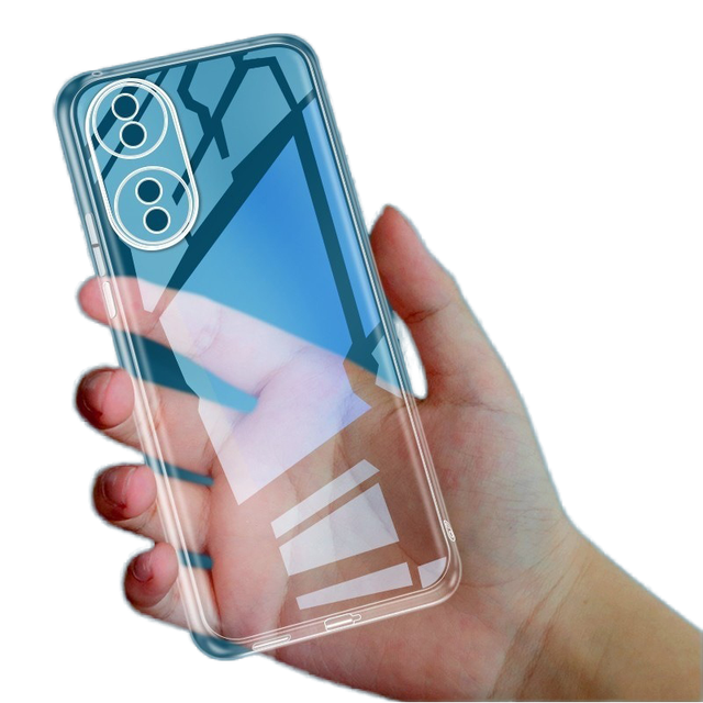 Popular Fine-Hole TPU Transparent Magnetic Mobile Phone Case for HONOR 23/24 Ultra Flannel Skin Protective Shell Accessories