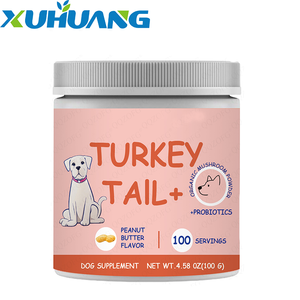 Suplemento Probiótico Natural com Suporte OEM: Pó de Cogumelo Turkey Tail e Lactobacillus <span class=keywords><strong>Acidophilus</strong></span> para Cães - Energia e Digestão - Product Image 1