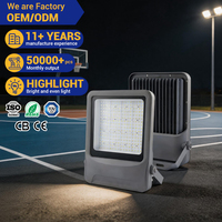 Projecteur LED professionnel extérieur pour usage professionnel, certifié CE ROHS IP65, en aluminium, 30W 50W 100W 150W 200W 300W 400W 500W 600W