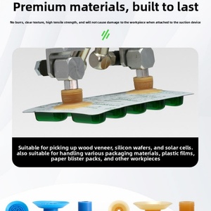 Manipulador de ventosas de vacío serie SG P con potente boquilla de succión de material NBR/Silicona/Goma de fluoruro para aplicaciones inteligentes - Product Image 5