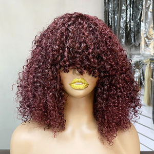 Perruque SDD en gros, 14 pouces, coupe pixie avec frange, 300g, disponible en différentes couleurs - Product Image 1