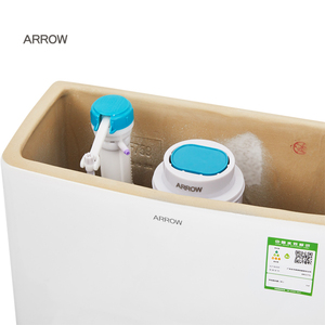 Inodoro de una pieza ARROW moderno, alargado, con doble descarga, sifón en S y taza de cerámica - Product Image 5