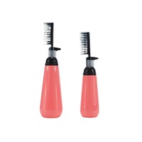 Bouteille de teinture pour cheveux Spot 150ml en plastique PE sous-embouteillage coiffure deux-en-un peigne dentifrice bouteille de teinture pour cheveux automatique