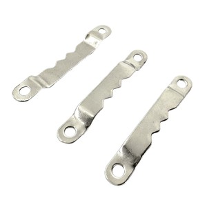 Colgadores de Metal Plateados de Doble Extremo Dentados de 42.6mm para Montaje en Pared, Accesorios para Marcos de Fotos, Resistentes al Óxido - Product Image 4