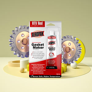 Assortiment de joints d'étanchéité en silicone rouge, pour voiture, RTV, 650 - Product Image 1