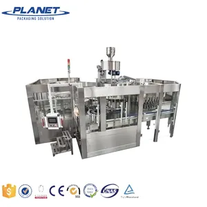 Planeet Machine Vloeibare Plastic Waterfles Vulmachine/Complete Mineraalwater Productielijn