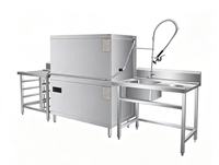 Lave-vaisselle à capot, lave-vaisselle automatique, équipement de lavage de vaisselle industriel pour café, bar, école, service de restauration, cuisine