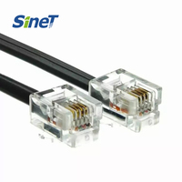 Cable de Conexión Telefónica Blindado UTP Cat3 a Precio Económico, 24-30AWG, Cobre CCA, 1 Año de Garantía, Estándar Rj45, Cubierta de PVC LSZH