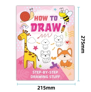 Từng Bước trẻ em vẽ bảng vẽ động vật cuốn sách-Vật liệu giấy hoạt động vẽ vui vẻ cho trẻ em - Product Image 6