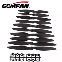 1 paire d'hélices Gemfan en fibre de carbone et nylon 8045 9045 1045 1145 1245MR pour avion multirotor RC à aile fixe