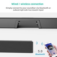 Barre de son pour téléviseur, haut-parleur sans fil, home cinéma 5.1 canaux, caisson de basses de 6,5 pouces, 120 W haute puissance pour l'audio