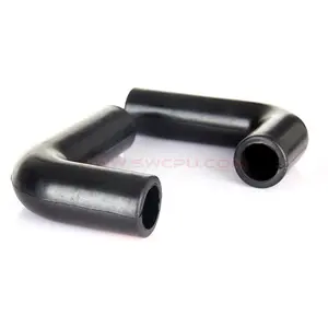 Injection Molded Flexible Silicone Rubber Bend Hose / EPDM Rubber Elbow