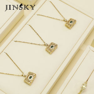 Plateau de présentation de bijoux en argent Jinsky, présentoir modulaire pour bagues, boucles d'oreilles, pendentifs, supports à bijoux - Product Image 3