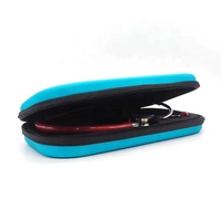 Boîte de rangement pour stéthoscope EVA antichoc étanche avec couvercle anti-poussière portable pour les infirmières à domicile clinique voyage en toute sécurité