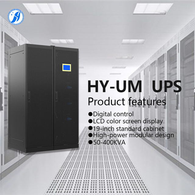 Huayu HY-UM 50000Wh Three Phase Modular Portable Backup Power System with Pure Sine Wave Output for Networking Applications