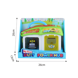 <strong>My</strong> <strong>First</strong> Duty Squad Portable City Track Set with Freewheel Rescue Cars Easy Push and Go Toy for Toddlers <strong>on</strong> the Go Travel Play - Product Image 5