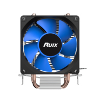 Ruix X2000 SE ordinateur CPU radiateur de refroidissement 120mm ventilateur 2 caloducs haut débit d'air refroidisseur d'air pour boîtier PC Interface d'alimentation 3pin