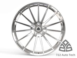 722auto Jantes forgées chromées de 26 pouces, 22, 24, 26, 28, 30 pouces, 5x120, 5x114.3, 6x139.7, jantes concaves profondes pour Cadillac <span class=keywords><strong>Escalade</strong></span> - Product Image 2