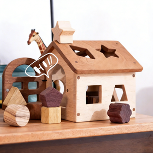 Caja <span class=keywords><strong>de</strong></span> Bloques <span class=keywords><strong>de</strong></span> Construcción <span class=keywords><strong>de</strong></span> Madera Runwood, Logotipo Personalizado, Juguetes <span class=keywords><strong>de</strong></span> Madera Montessori, Educación Temprana, Juego <span class=keywords><strong>de</strong></span> Regalo <span class=keywords><strong>de</strong></span> Juguetes <span class=keywords><strong>de</strong></span> Combinación <span class=keywords><strong>de</strong></span> Formas Geométricas - Product Image 3