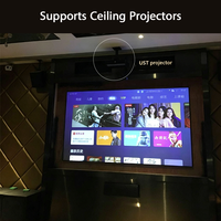 Écrans de projection UST à cadre fixe SCREEN PRO Brand 8K HD 84 pouces~150 pouces T-Prism anti-reflet pour home cinéma