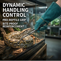 Gants de protection anti-morsure en PU renforcé, style moderne et luxueux, pour la manipulation des serpents et des reptiles