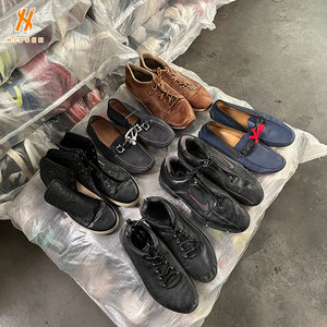 Chaussures d'occasion pour hommes en gros de Chine – Cuir véritable de seconde main, style habillé (Sapatos Masculino De Pele Usados De Sola <span class=keywords><strong>Raza</strong></span>) - Product Image 1