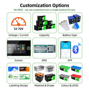 Pack de batteries LTO personnalisé 12V 24V 48V 72V 80Ah 100Ah 120Ah 150Ah 200Ah 300Ah 400Ah au lithium-titanate avec BMS - Product Image 6