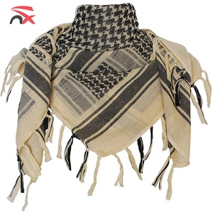 Nuevo estilo promoción precio barato táctico a prueba de viento Headcover algodón Palestina árabe cabeza bufanda para hombres - Product Image 4