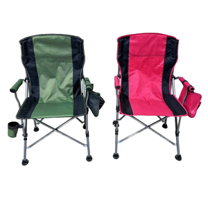 في الهواء الطلق كبيرة مسند ظهر مساند للذراعين حامل أكواب جيوب جانبية لصيد الأسماك للشاطئ والشاطئ من الفولاذ المقاوم للصدأ سميكة معززة - Product Image 5