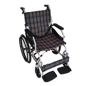 Manual Wheelchair Aluminum Alloy Lightweight Foldable Chair With Wheels For Home And Medical Use - Product Image 3