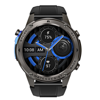 Reloj Inteligente DM56 con Pantalla AMOLED de 1.43 Pulgadas, GPS, Llamadas Bluetooth, Altímetro, Brújula, Android, Control Remoto, Pulsera de Actividad Física para Hombre