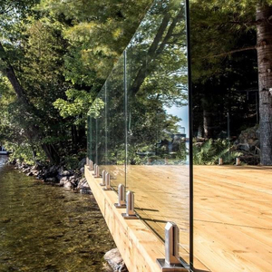 Rampe en verre résistante au vent, balustrade en verre robuste pour escaliers côtiers <span class=keywords><strong>et</strong></span> terrasses de <span class=keywords><strong>plage</strong></span> - Product Image 3