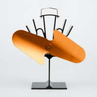 Ventilateur d'extraction pour poêle à granulés de bois, chauffage extérieur alimenté par la chaleur, 2 pales, Ecofan, accessoires pour ensembles de cheminées, pour l'hiver à domicile