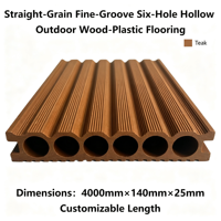Planches de terrasse WPC écologiques pour extérieur, rainurées à grain droit 6 cavités, 140mmx25mm, étanches, longueur personnalisée, carte de couleurs, vente en gros pour jardin