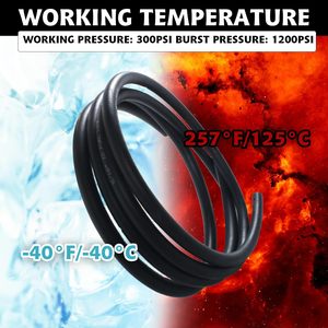 <span class=keywords><strong>สาย</strong></span>ยางน้ำมันเชื้อเพลิงขนาด 3/16 นิ้ว (5 มม.) ความยาว 10 ฟุต ทำจากยาง NBR แบบ Push Lock ทนแรงดันสูง 300PSI สำหรับระบบเชื้อเพลิงยานยนต์และเครื่องยนต์ - Product Image 4