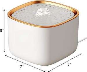 Fontaine à eau automatique de haute qualité pour animaux de compagnie, distributeur d'eau avec bols en plastique au charbon de bois, produits innovants pour chiens - Product Image 2