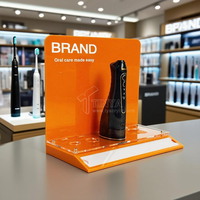 Présentoir de produits d'hygiène bucco-dentaire en acrylique pour la vente au détail, support de merchandising pour magasin, fabrication OEM et ODM