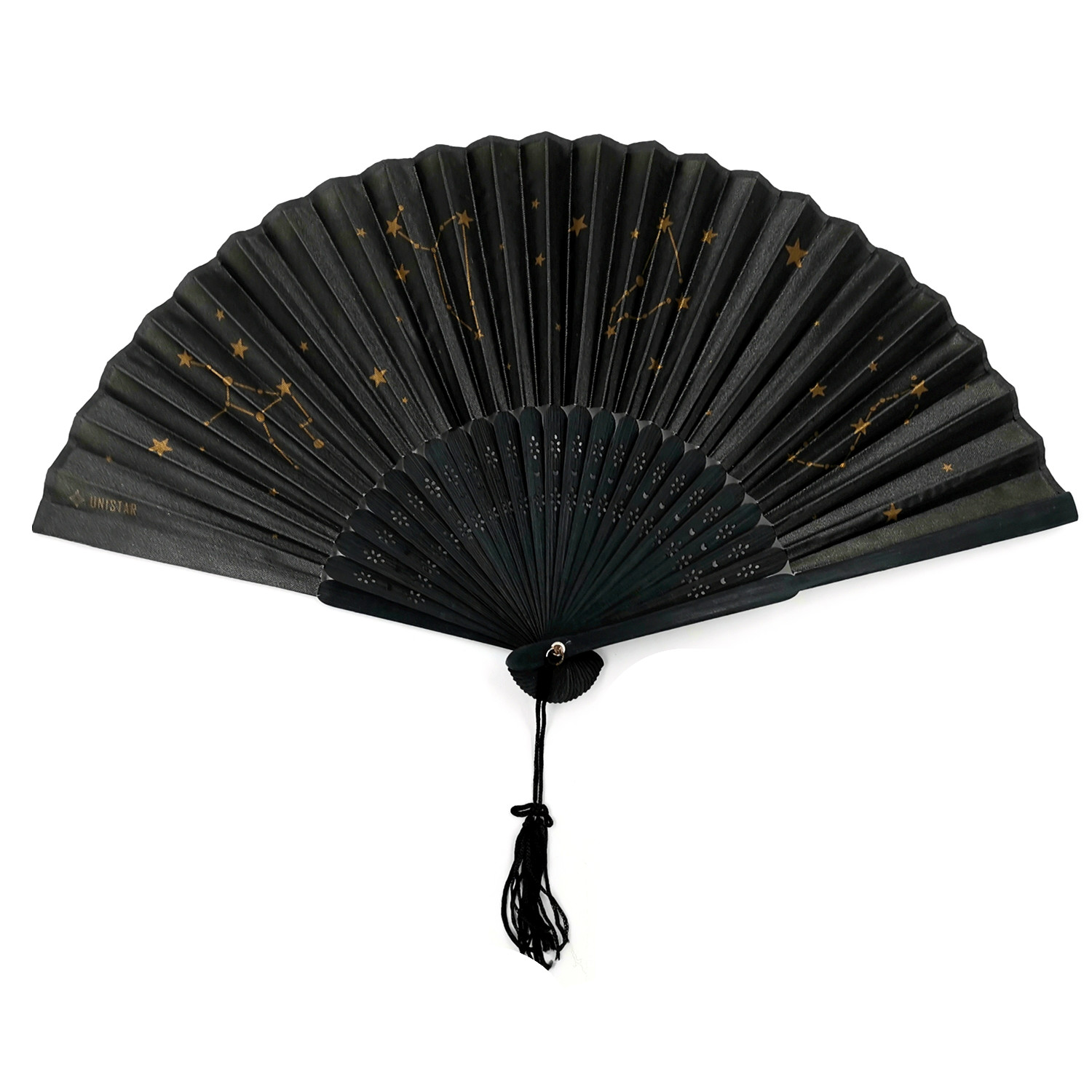 Factory Price Handmade Personalized Folding Hand Fan With Bamboo Handle