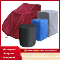 Housses de meubles de jardin épaisses personnalisées imperméables et coupe-vent pour les vêtements de pluie pour l'extérieur Housse de machine anti-soleil et anti-poussière
