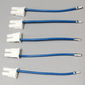 2 دبوس غير مقاوم للماء مع نهاية Sinle الأسلاك الكهربائية المعلبة تسخير الجمعية كابل - Product Image 1