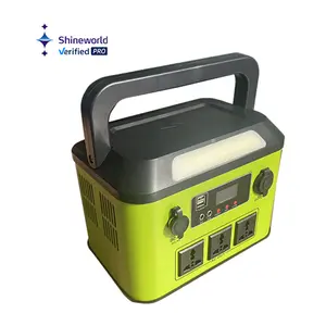 Generador de estación de energía Solar portátil todo en uno Shineworld 500W 220V batería de litio gran oferta estación eléctrica