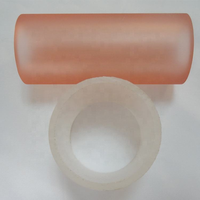 Tube en PMMA acrylique sablé, verre givré mat pour décoration lumineuse LED