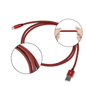 Colorido <span class=keywords><strong>Micro</strong></span> <span class=keywords><strong>USB</strong></span> <span class=keywords><strong>2</strong></span>,<span class=keywords><strong>0</strong></span> Cable rápido y duradero de Nylon trenzado de libre de enredos Cable de carga - Product Image 4