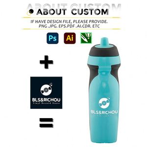 Custom Logo Professional Supplier Food Grade Bicycle Cycling Drink Plastic Sports Squeeze Water Bottle Straw Type Flowing <b>Method</b> - Product Image 3