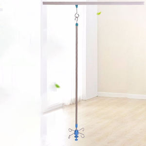 Gantungan infusi tiang <span class=keywords><strong>Iv</strong></span> kait transfusi Rumah Sakit terpasang di langit-langit medis baja tahan karat - Product Image 1