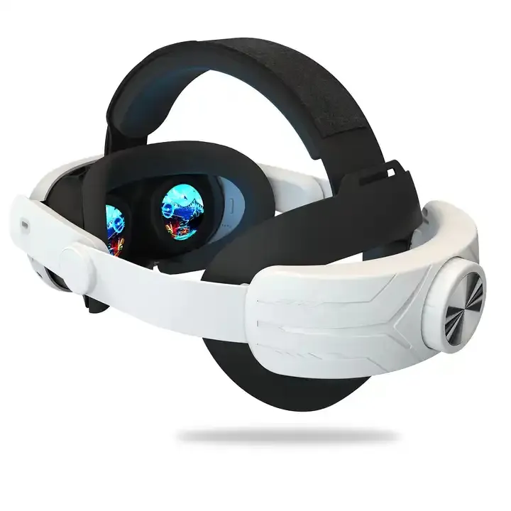 Meta Oculus Quest3用の高品質VRエリートストラップ調整ソフトPUレザーフォームヘッドストラップ